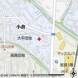 佐賀県三養基郡基山町小倉395-11周辺の地図