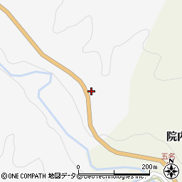 大分県宇佐市院内町日岳45周辺の地図