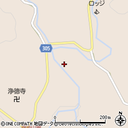 佐賀県神埼市脊振町服巻田中2616周辺の地図