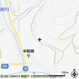 愛媛県西予市野村町高瀬881周辺の地図