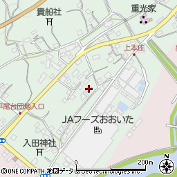 大分県杵築市本庄上本庄1329周辺の地図