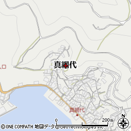愛媛県八幡浜市真網代周辺の地図