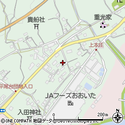 大分県杵築市本庄上本庄1331周辺の地図