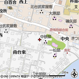 大分県杵築市南杵築194周辺の地図