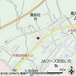 大分県杵築市本庄上本庄1356周辺の地図