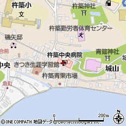 杵築中央病院（恵友会）周辺の地図