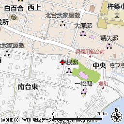 大分県杵築市南杵築196-1周辺の地図