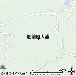 佐賀県唐津市肥前町大浦周辺の地図