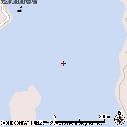浦ノ内湾周辺の地図