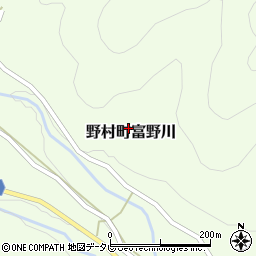 愛媛県西予市野村町富野川555周辺の地図