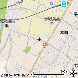 福岡県朝倉市庄屋町1264-14周辺の地図