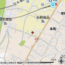 福岡県朝倉市庄屋町1264周辺の地図