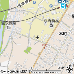 福岡県朝倉市庄屋町1264-10周辺の地図