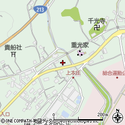 大分県杵築市本庄1301周辺の地図