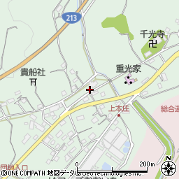 大分県杵築市本庄上本庄1298周辺の地図