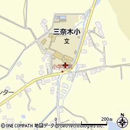 朝倉市立　三奈木保育所周辺の地図