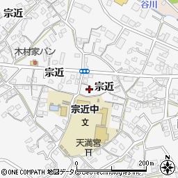 大分県杵築市南杵築宗近1874周辺の地図