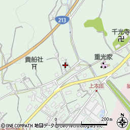 大分県杵築市本庄1077周辺の地図