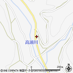 愛媛県西予市野村町高瀬1398周辺の地図