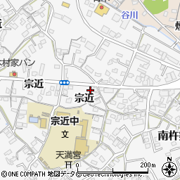 大分県杵築市南杵築1884周辺の地図