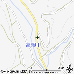 愛媛県西予市野村町高瀬1399-1周辺の地図