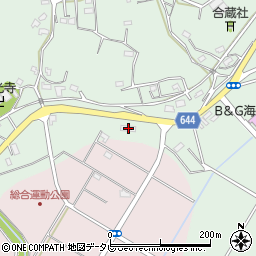 大分県杵築市本庄1586周辺の地図