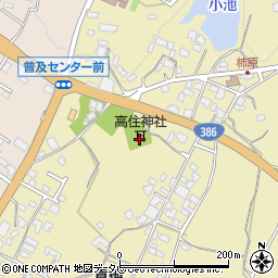 高住神社周辺の地図