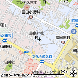 福岡県朝倉市馬場町685周辺の地図