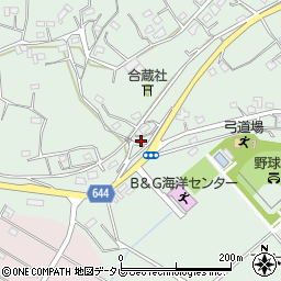 大分県杵築市本庄2242-1周辺の地図