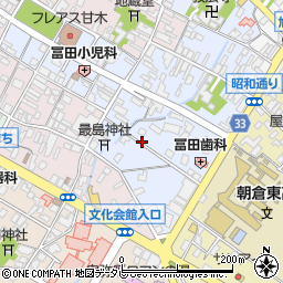 株式会社ベストプランニング朝倉支店周辺の地図