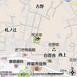 金光教杵築教会周辺の地図