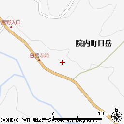 大分県宇佐市院内町日岳296周辺の地図