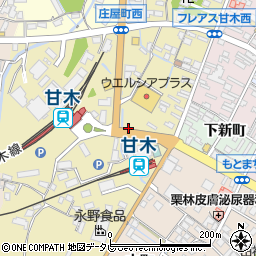 ウエルシアプラス　朝倉甘木駅前店周辺の地図