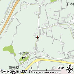 大分県杵築市本庄934-1周辺の地図