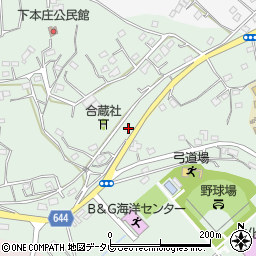 大分県杵築市本庄2252周辺の地図