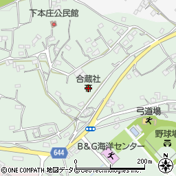 合蔵社周辺の地図
