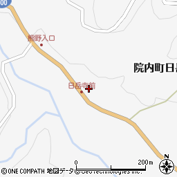 大分県宇佐市院内町日岳455周辺の地図