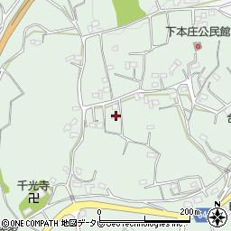 大分県杵築市本庄上本庄742周辺の地図