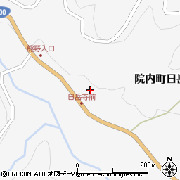 大分県宇佐市院内町日岳442周辺の地図