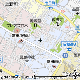 福岡県朝倉市馬場町785-1周辺の地図