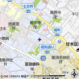 福岡県朝倉市馬場町43周辺の地図