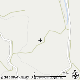 大分県杵築市山香町大字久木野尾332周辺の地図