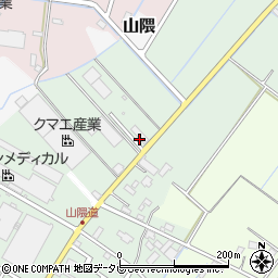 新中九州瓦斯株式会社周辺の地図