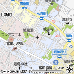 福岡県朝倉市八日町797周辺の地図