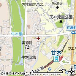福岡県朝倉市牛木47周辺の地図