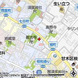 キタムラカメラ甘木・甘木店周辺の地図