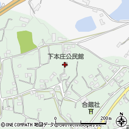 下本庄公民館周辺の地図
