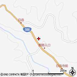 大分県宇佐市院内町日岳662周辺の地図