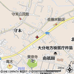 互恵産業株式会社　杵築支店周辺の地図