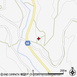 愛媛県西予市野村町高瀬2014周辺の地図